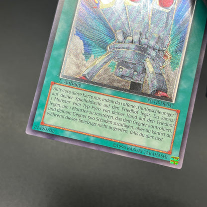 遊戯王　ブレイズ・キャノン・トライデント/レリーフ/ドイツ語/1st/EU版