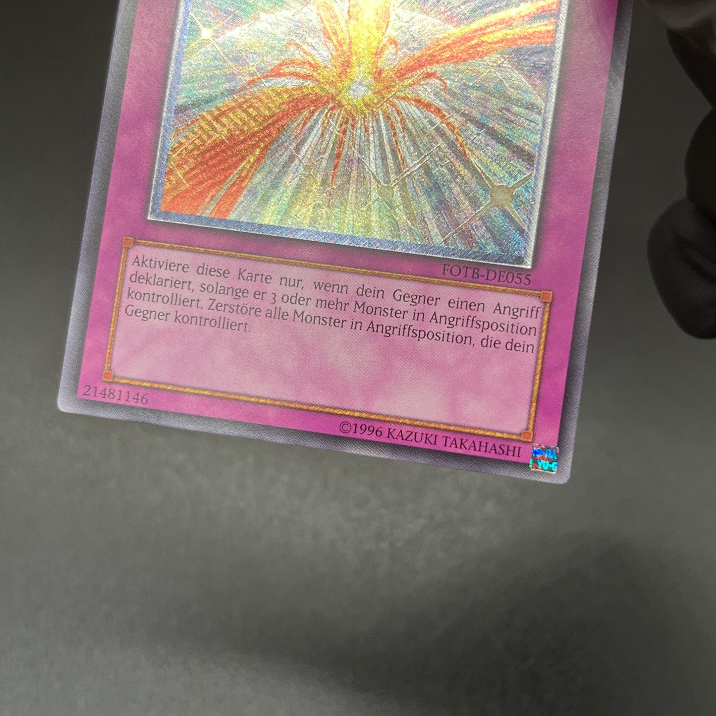 遊戯王　閃光のバリア －シャイニング・フォース－/レリーフ/ドイツ/EU版