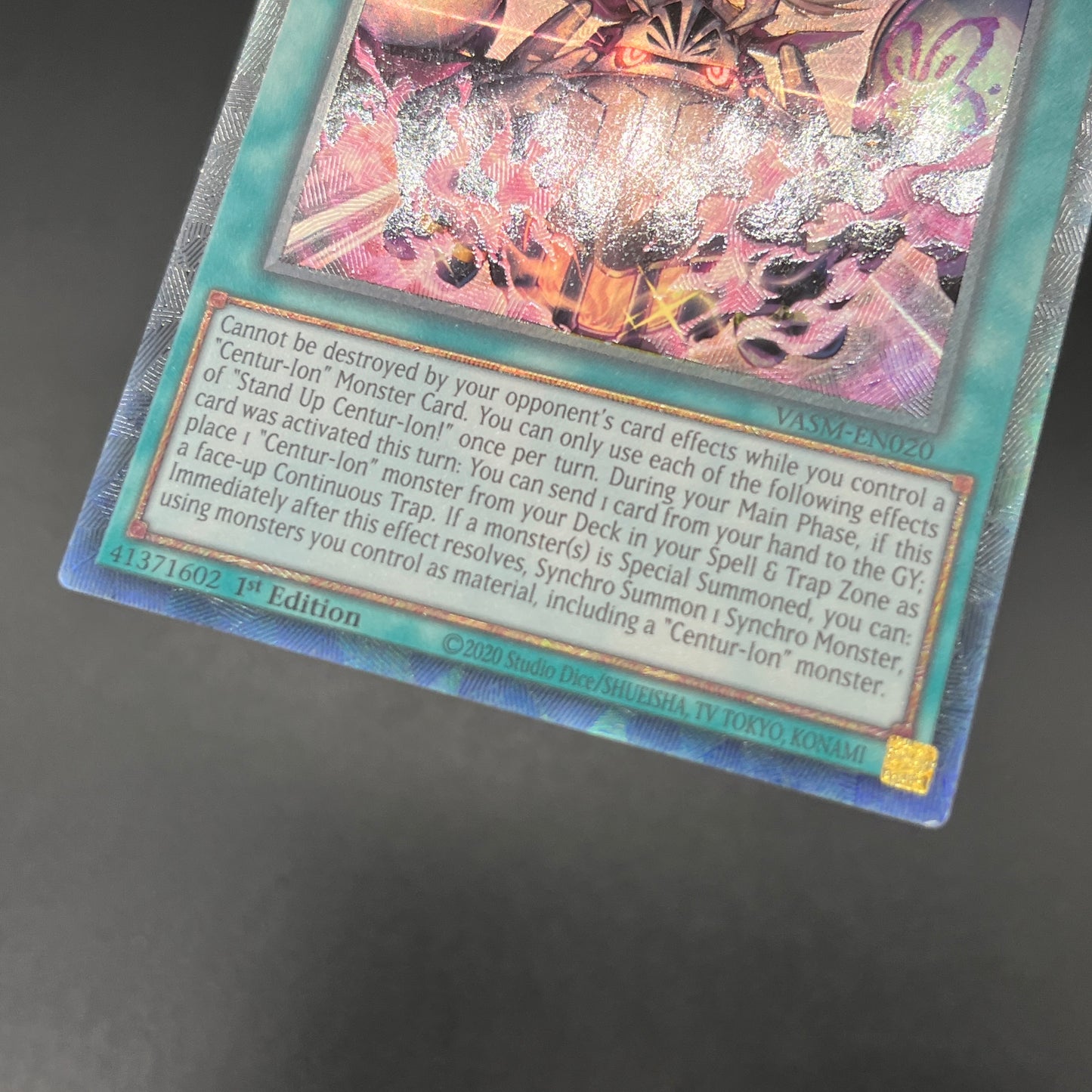 遊戯王　スタンドアップ・センチュリオン！/コレクターズレア/英語/1st/EU版