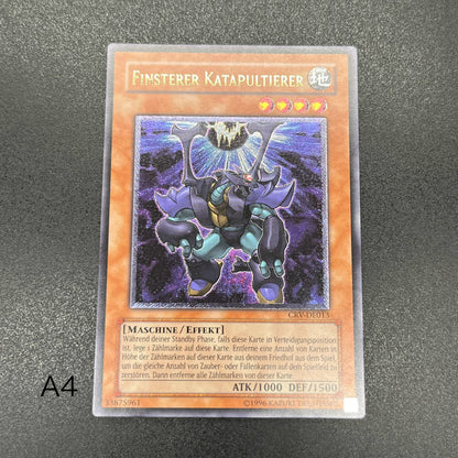 遊戯王　ダーク・カタパルター/レリーフ/ドイツ語/EU版