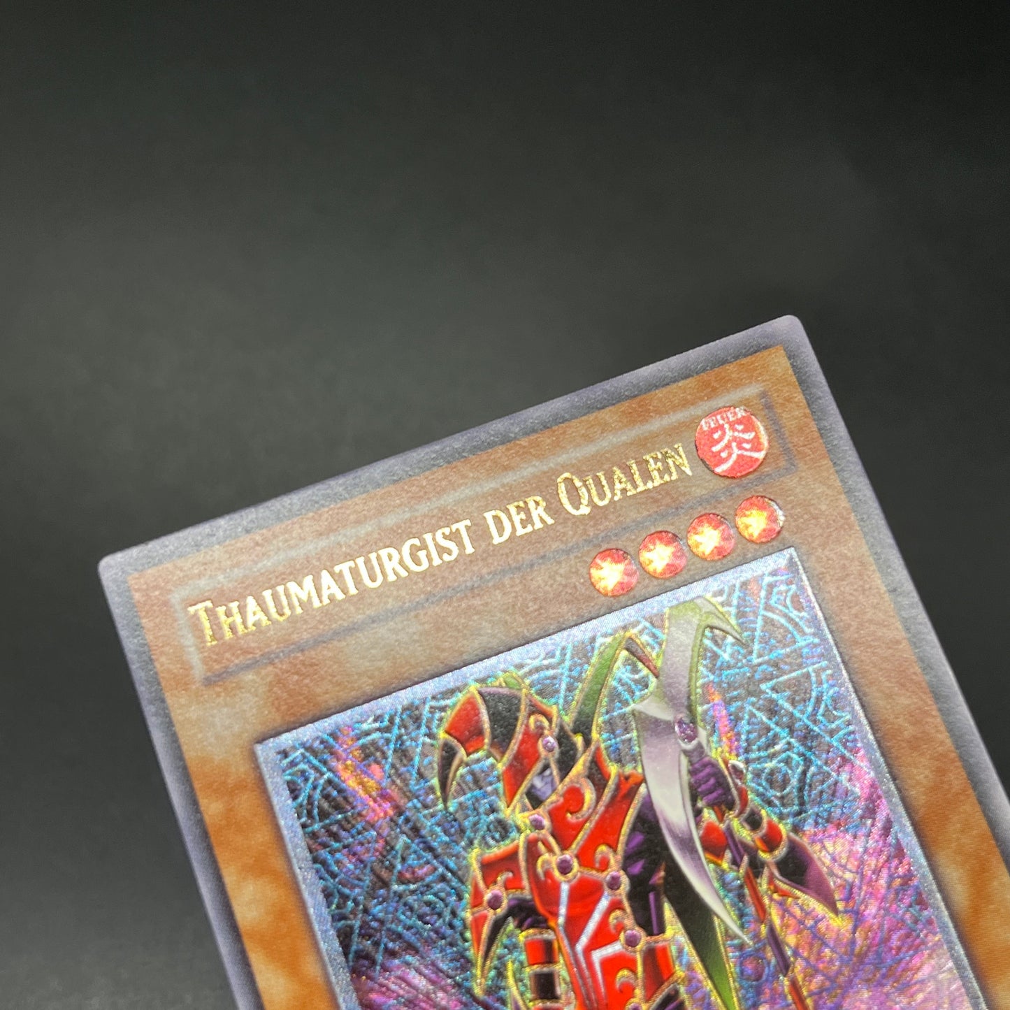 遊戯王　ブラッド・マジシャン－煉獄の魔術師－/レリーフ/ドイツ語/EU版