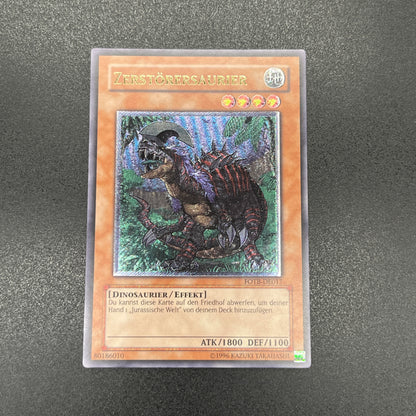 遊戯王　キラーザウルス/レリーフ/ドイツ語/EU版