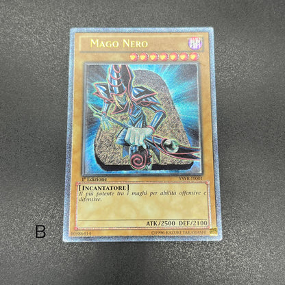 遊戯王　ブラック・マジシャン/レリーフ/イタリア語/1st/EU版
