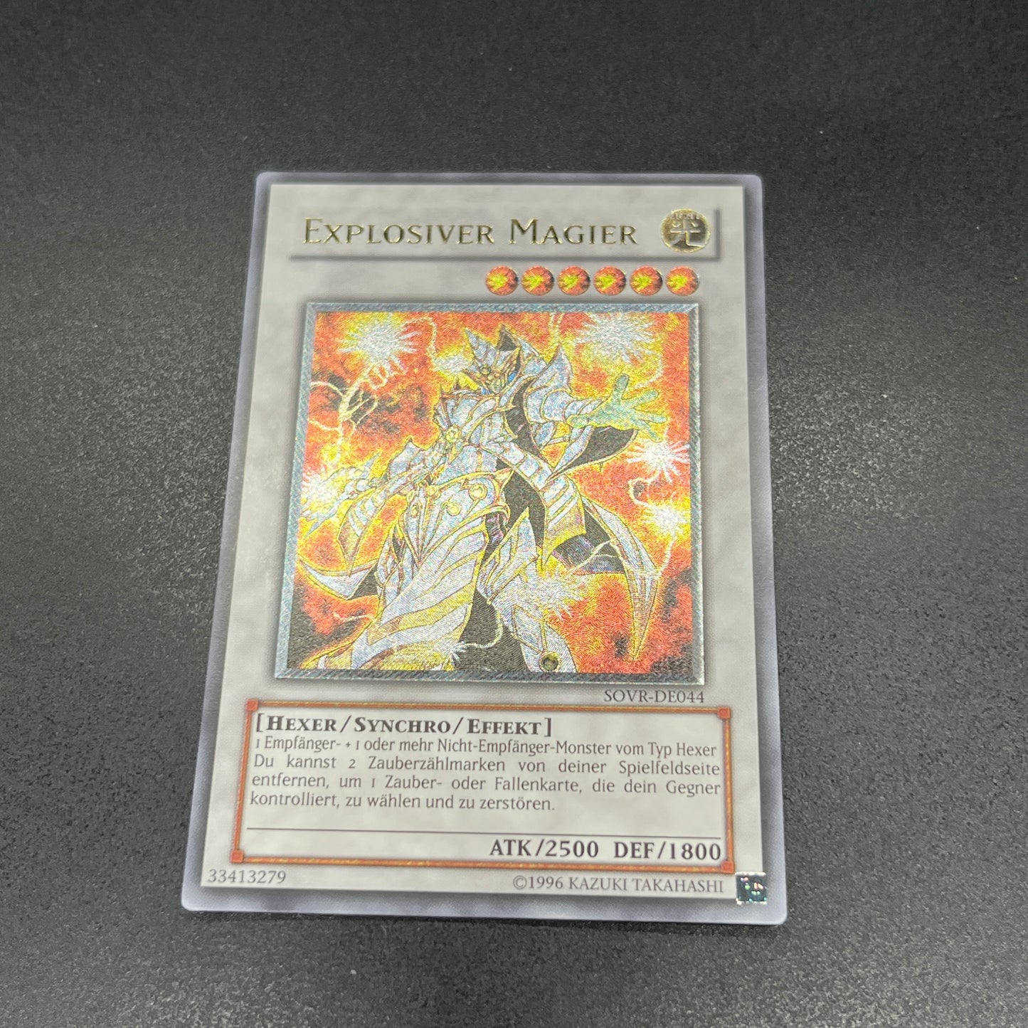遊戯王　エクスプローシブ・マジシャン/レリーフ/ドイツ/EU版