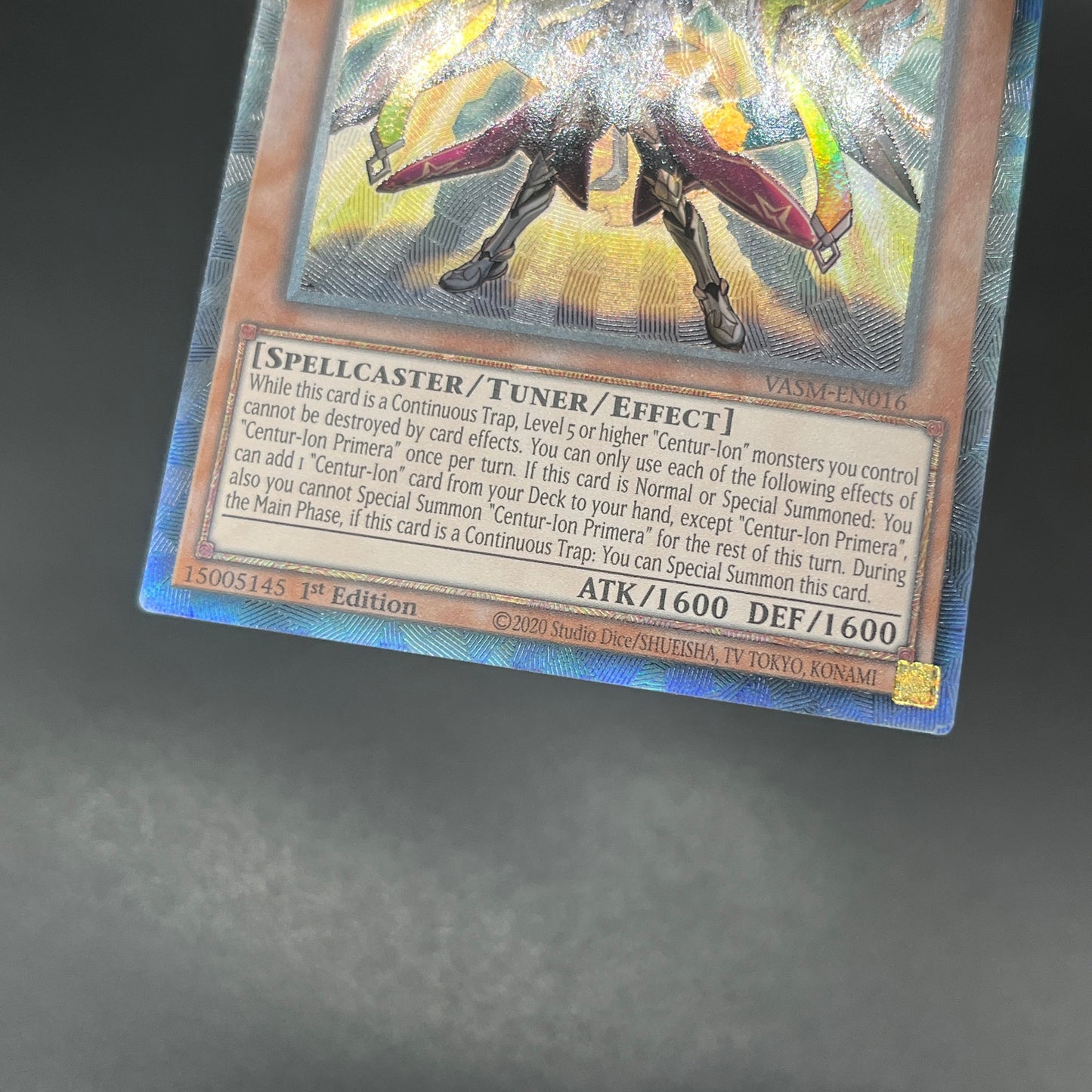 遊戯王　重騎士プリメラ/コレクターズレア/英語/1st/EU版