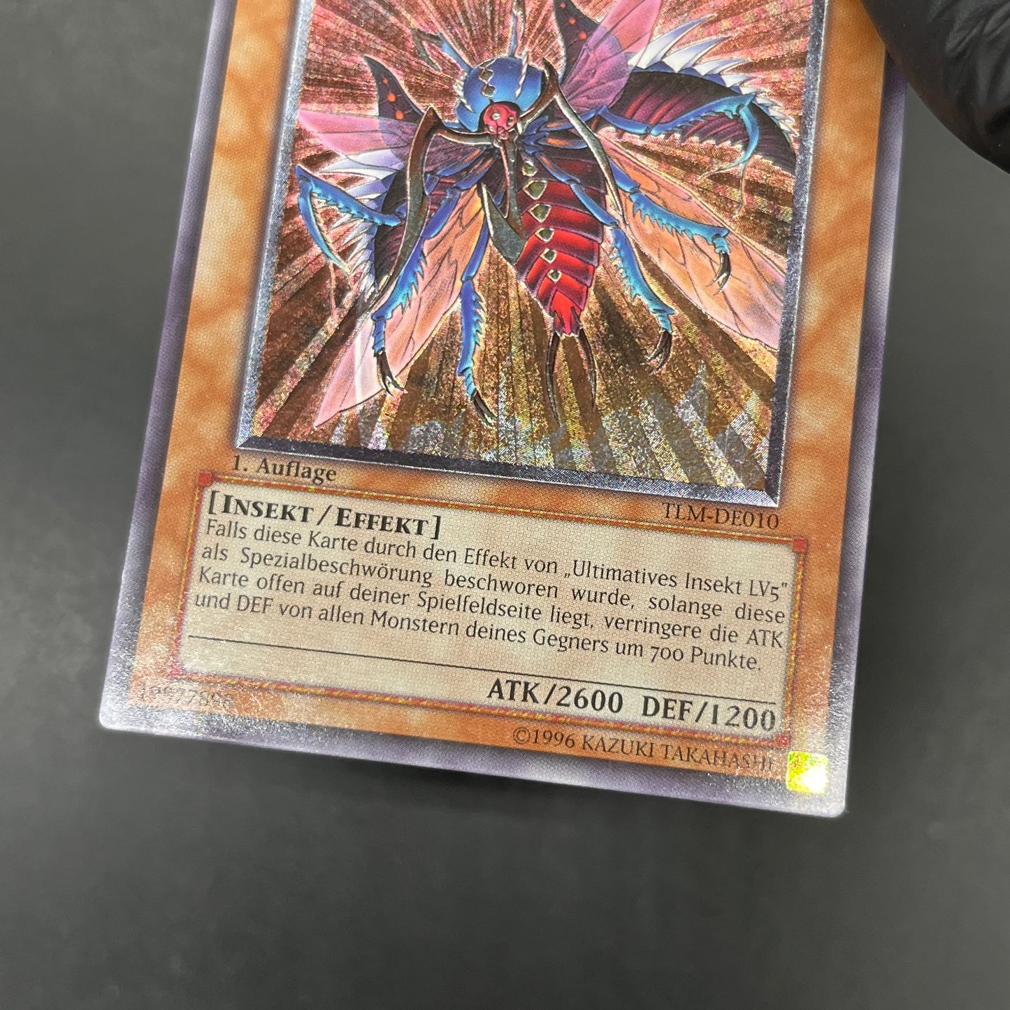 遊戯王　アルティメット・インセクトＬＶ７/レリーフ/ドイツ語/1st/EU版