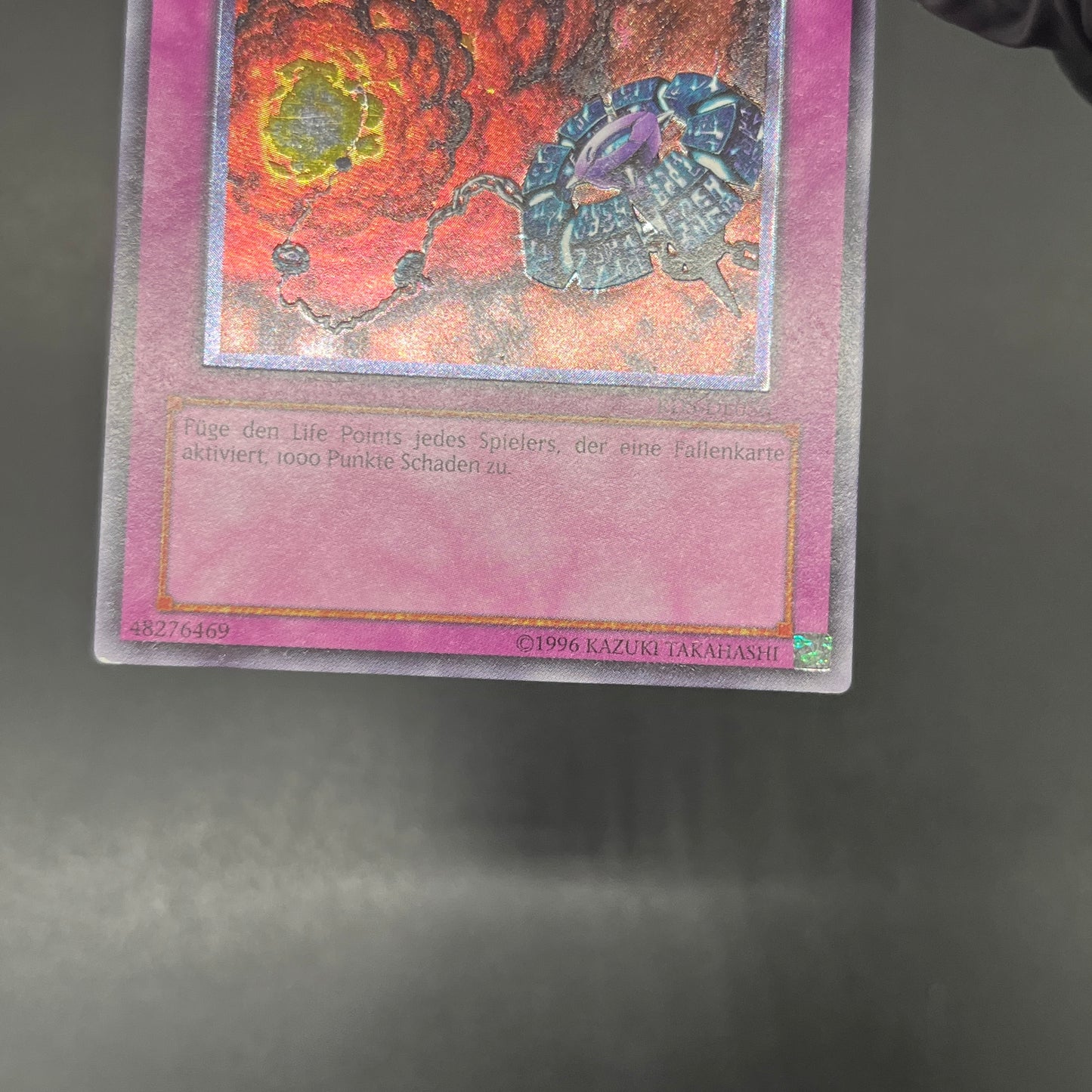 遊戯王　連鎖炸薬/レリーフ/ドイツ/EU版