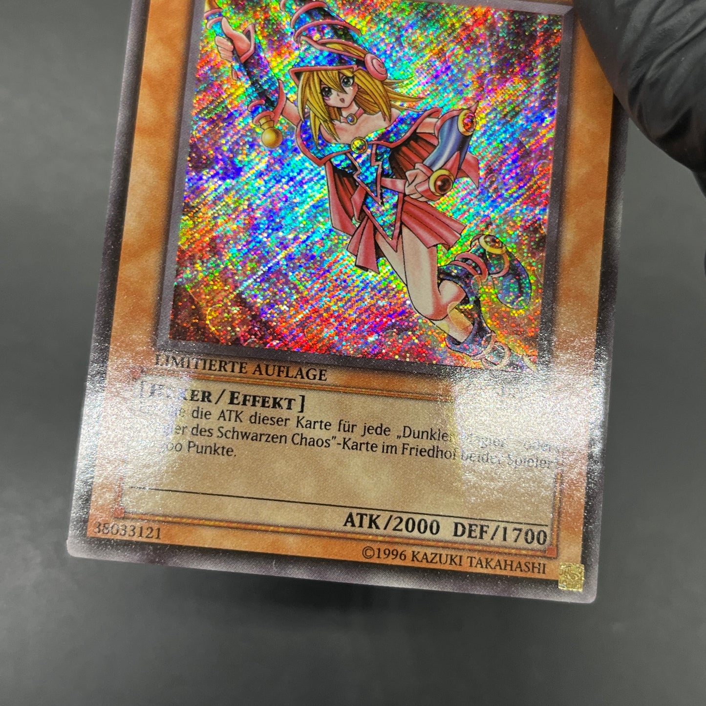 遊戯王　ブラック・マジシャン・ガール/シークレット/ドイツ語/EU