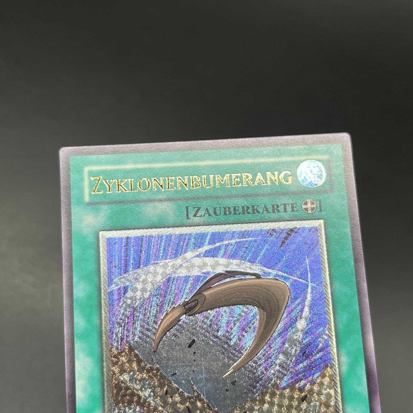 遊戯王　サイクロン・ブーメラン/レリーフ/ドイツ語/EU版