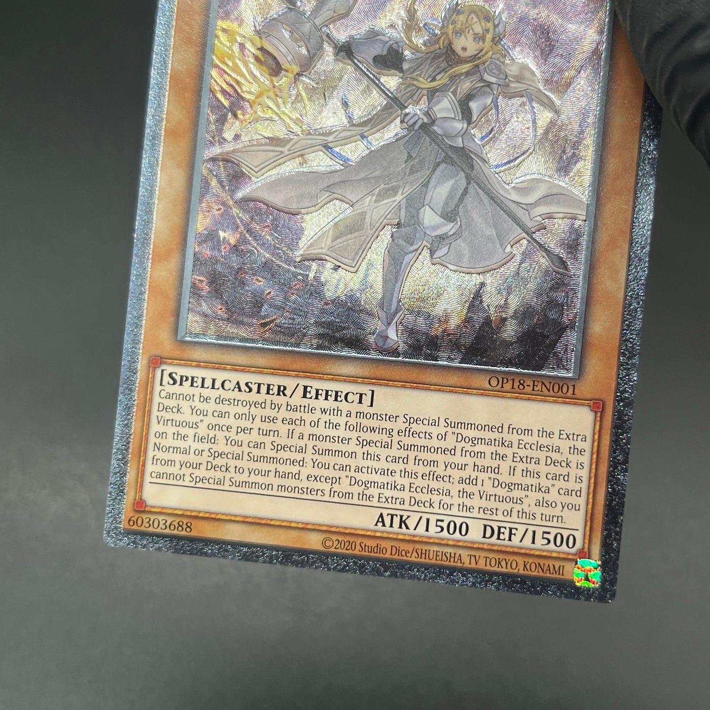 遊戯王　教導の聖女エクレシア/レリーフ/英語/EU版