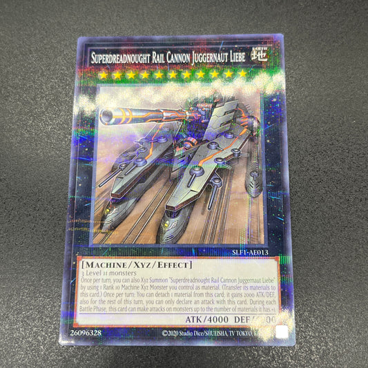 遊戯王　超弩級砲塔列車ジャガーノート・リーベ/パラレル/英語/泰亜版