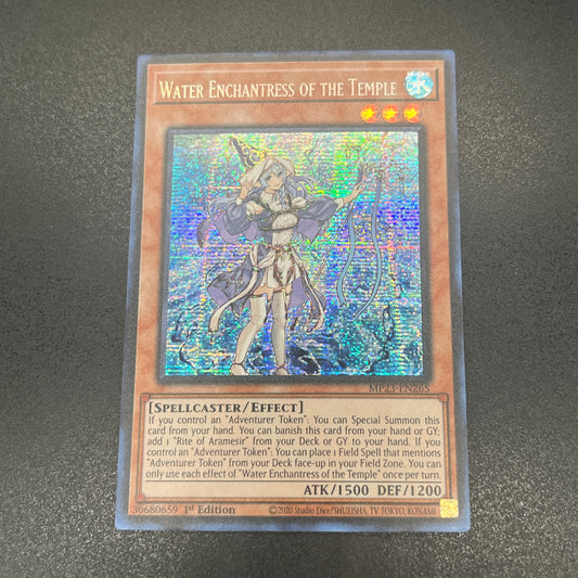 遊戯王　聖殿の水遣い/シークレット/英語/1st