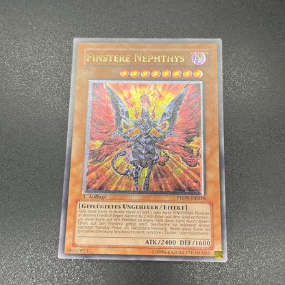 遊戯王　ダーク・ネフティス/レリーフ/ドイツ語/1st/EU版