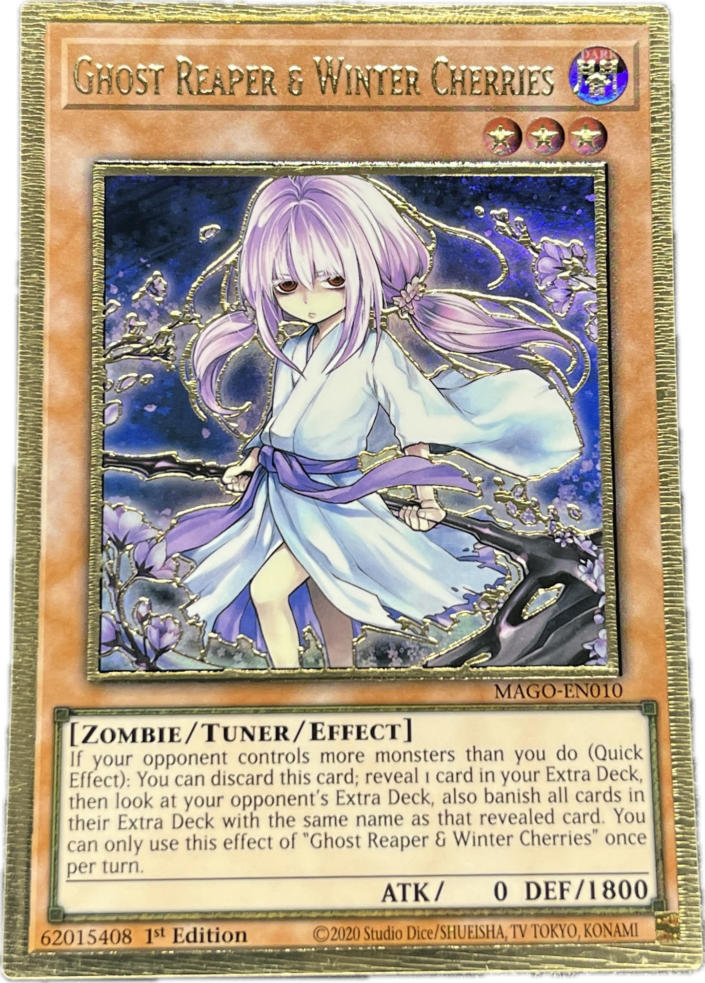 遊戯王　浮幽さくら/プレゴル/英語/1st/EU版