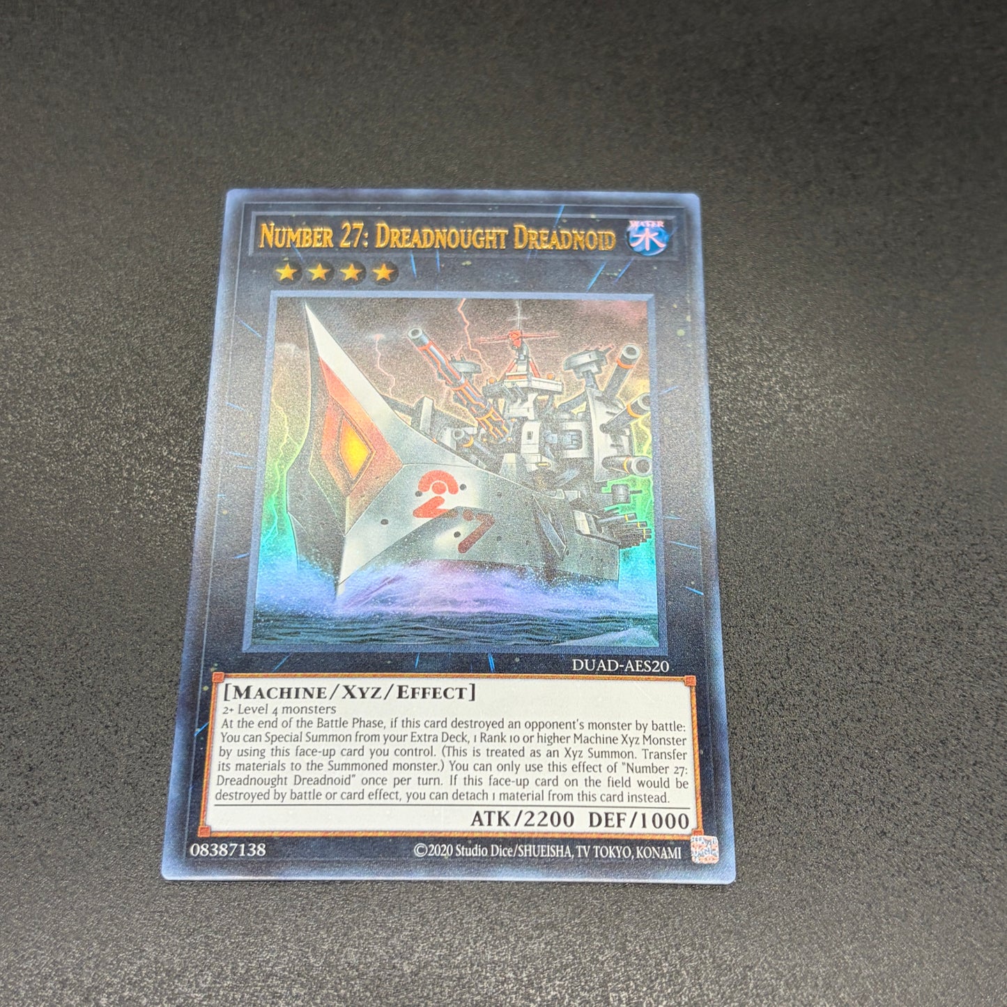 遊戯王　Ｎｏ.２７ 弩級戦艦ードレッドノイド/ウルトラ/英語/泰亜版
