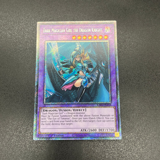 遊戯王　竜騎士ブラック・マジシャン・ガール/プラチナ/英語/1st/EU