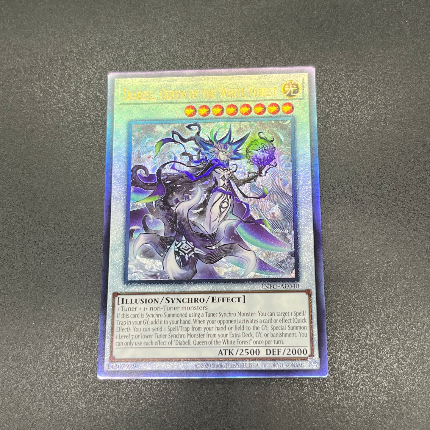 遊戯王　白き森の妖魔ディアベル/レリーフ/英語/泰亜版