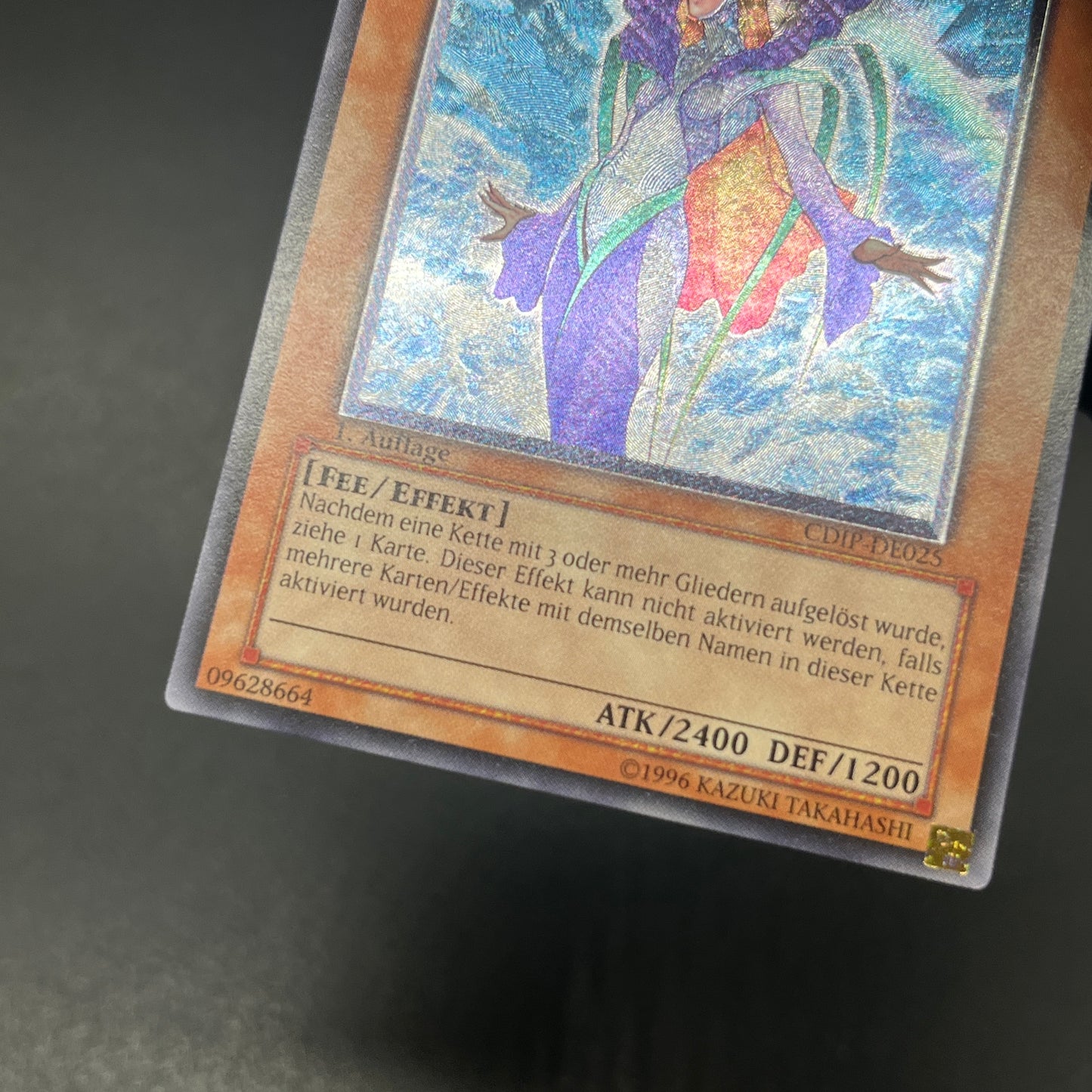 遊戯王　地母神アイリス/レリーフ/ドイツ語/1st/EU版