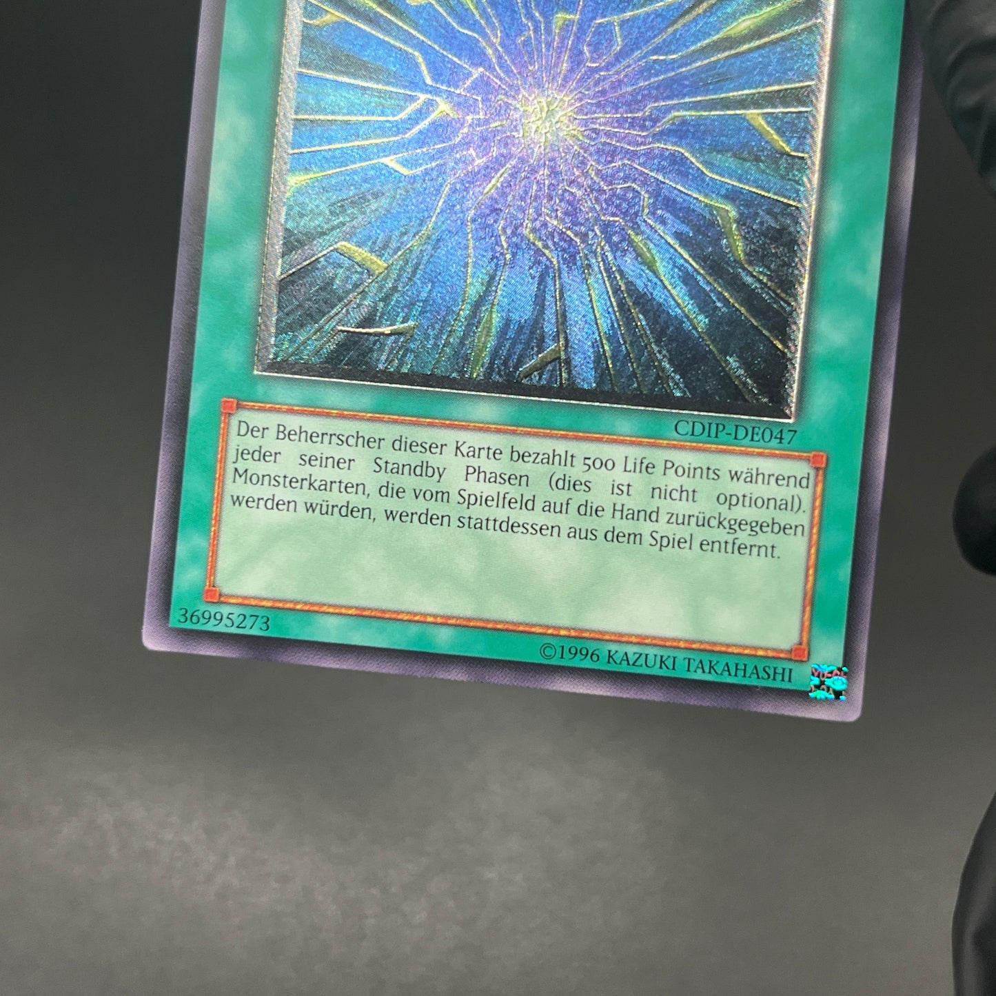 遊戯王　縮退回路/レリーフ/ドイツ/EU版