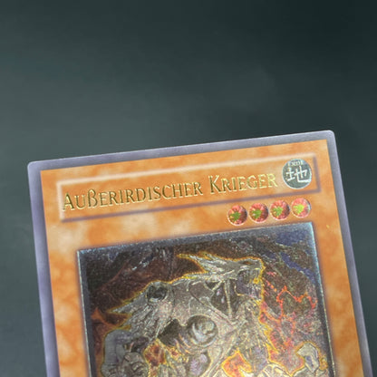 遊戯王　エーリアン・ウォリアー/レリーフ/ドイツ/1st/EU版