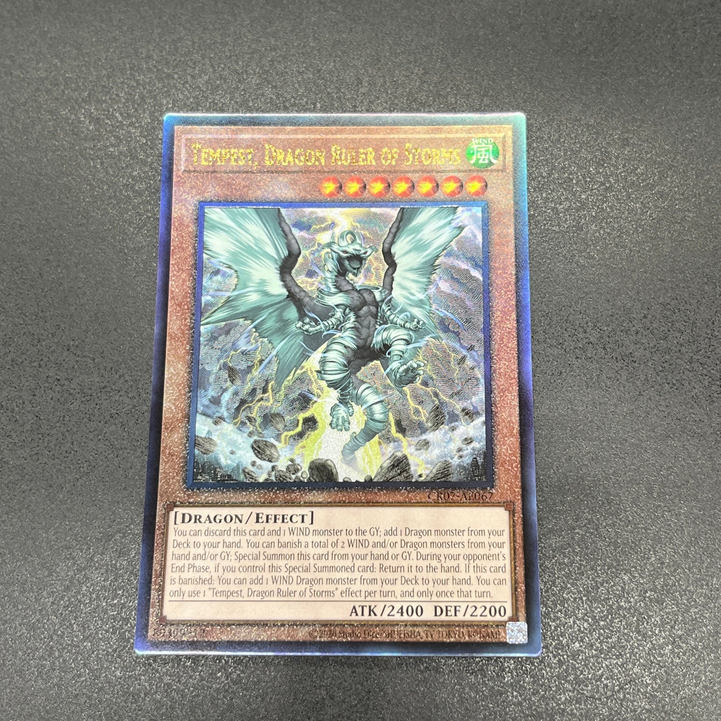 遊戯王　嵐征竜－テンペスト/レリーフ/英語/泰亜版