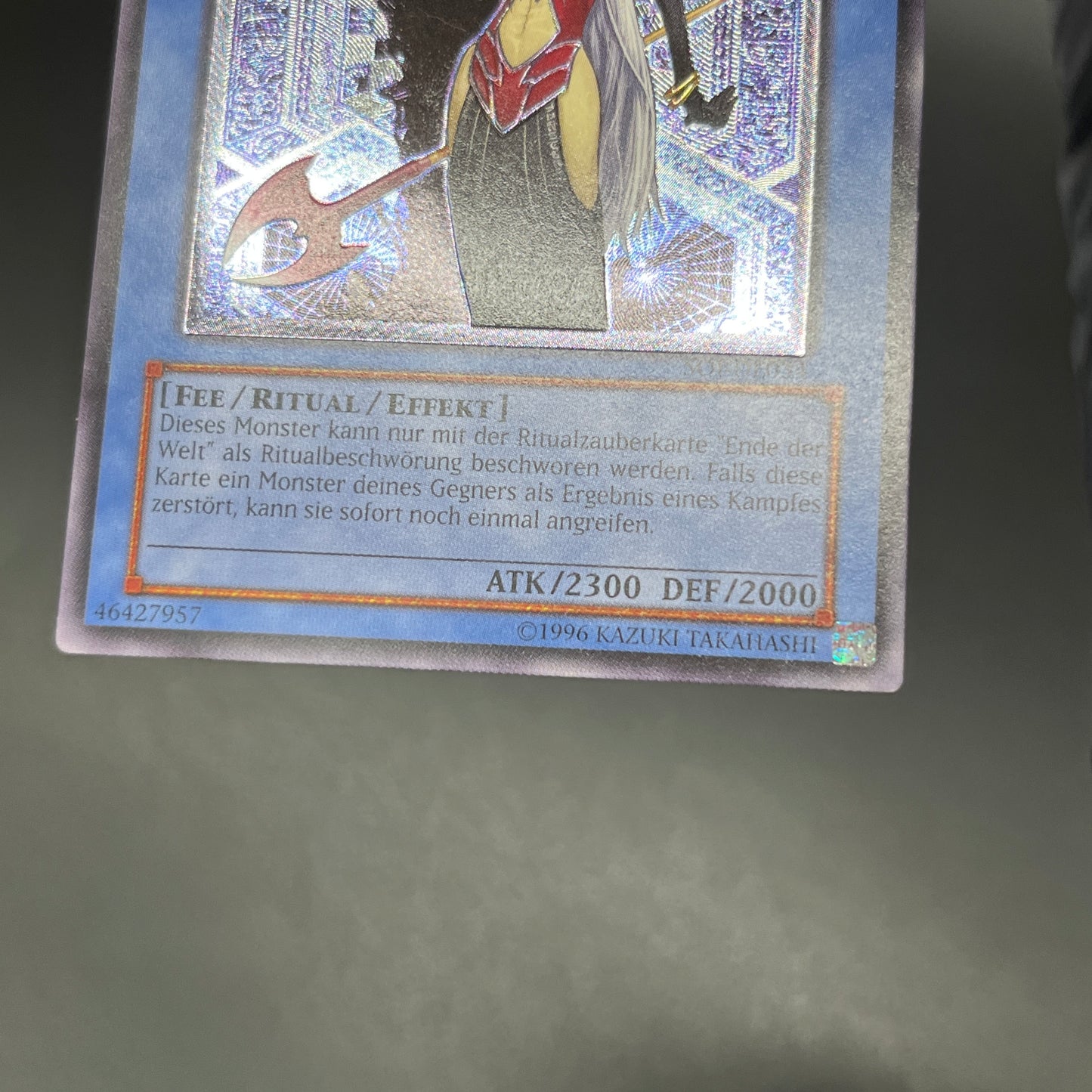 遊戯王　破滅の女神ルイン/レリーフ/ドイツ語/EU版