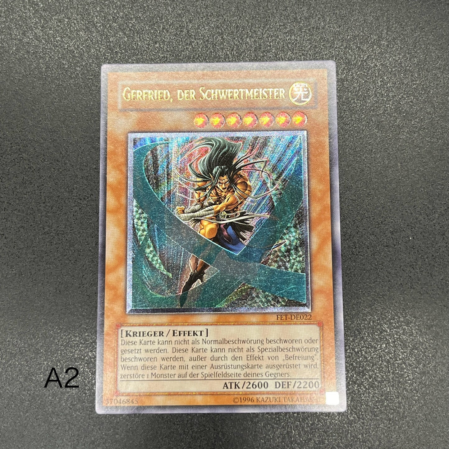 遊戯王　剣聖－ネイキッド・ギア・フリード/レリーフ/ドイツ語/EU版