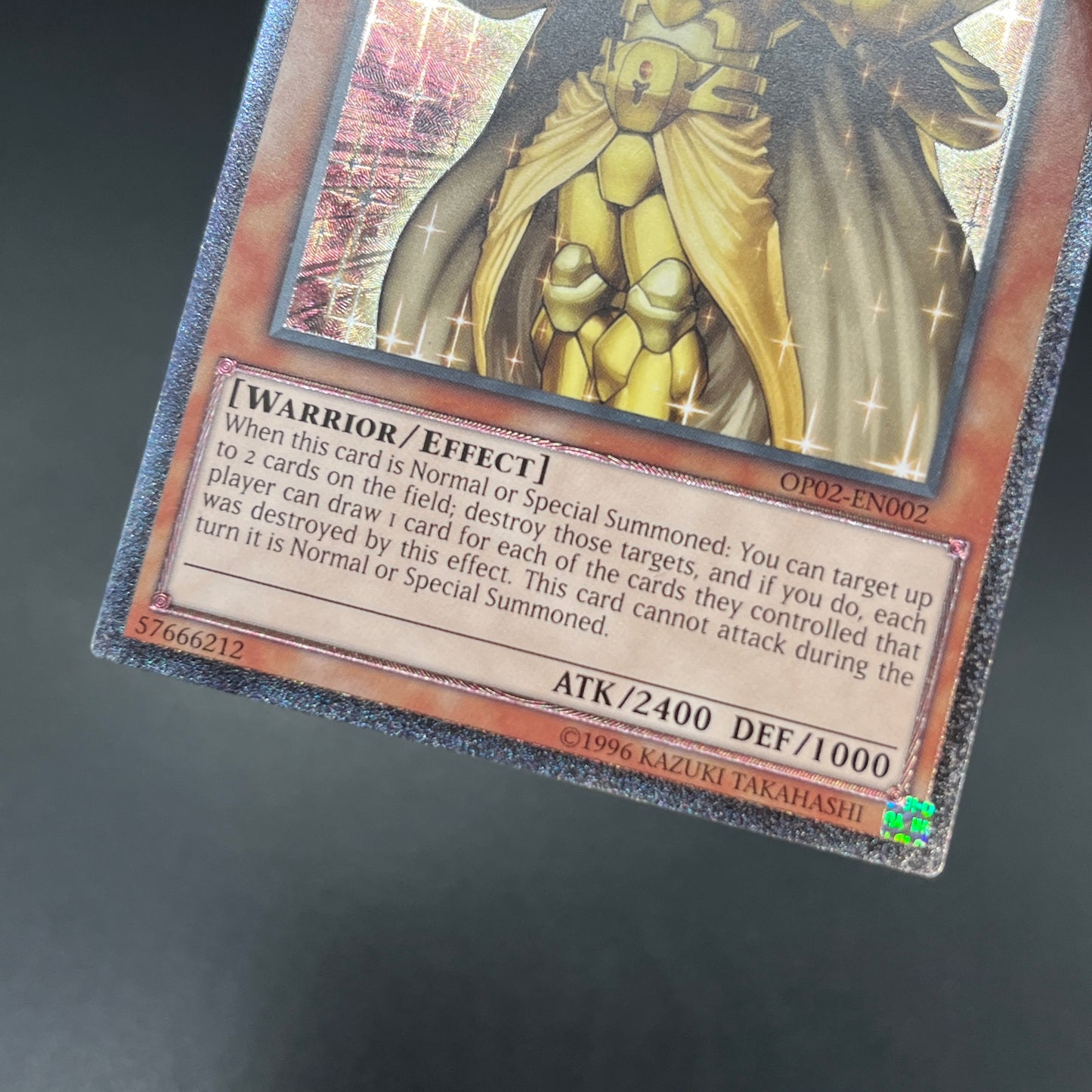 遊戯王　光帝クライス/レリーフ/英語/EU版