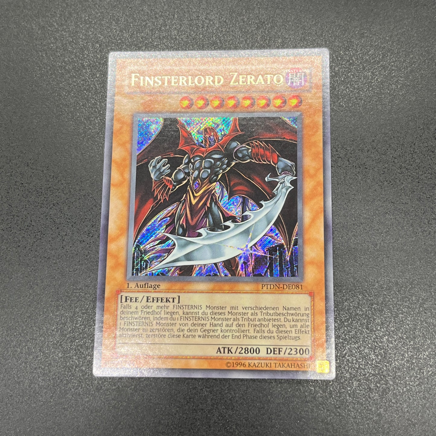 遊戯王　堕天使ゼラート/シークレット/ドイツ/1st/EU版