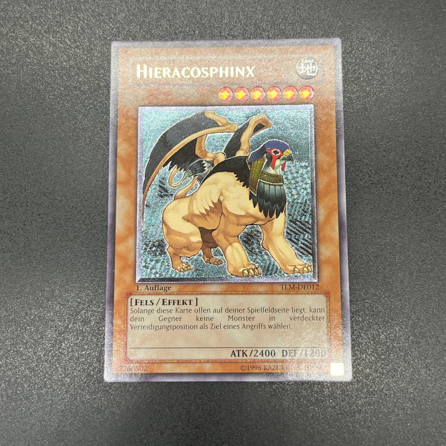 遊戯王　ヒエラコスフィンクス/レリーフ/ドイツ語/1st/EU版