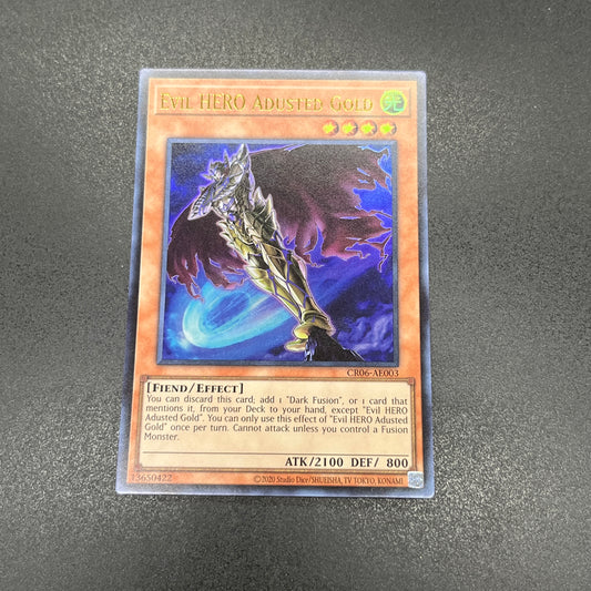 遊戯王　Ｅ－ＨＥＲＯ アダスター・ゴールド/ウルトラ/英語/泰亜版