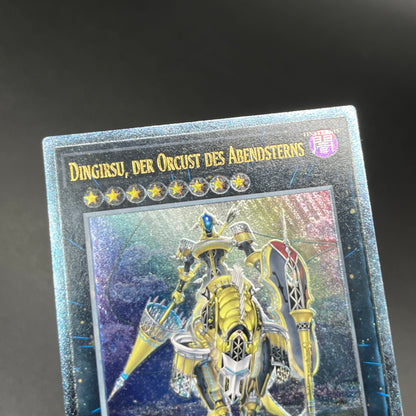 遊戯王　宵星の機神ディンギルス/レリーフ/ドイツ/EU版