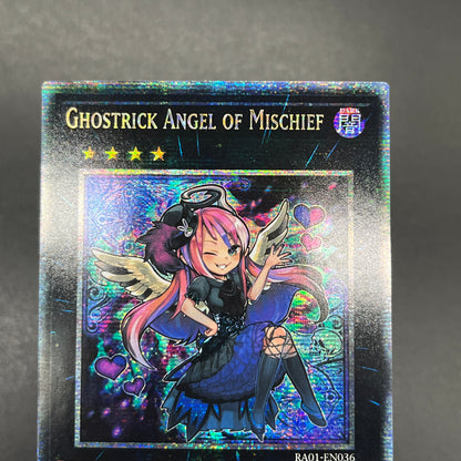 遊戯王　ゴーストリックの駄天使/QCシークレット/英語/1st/EU版