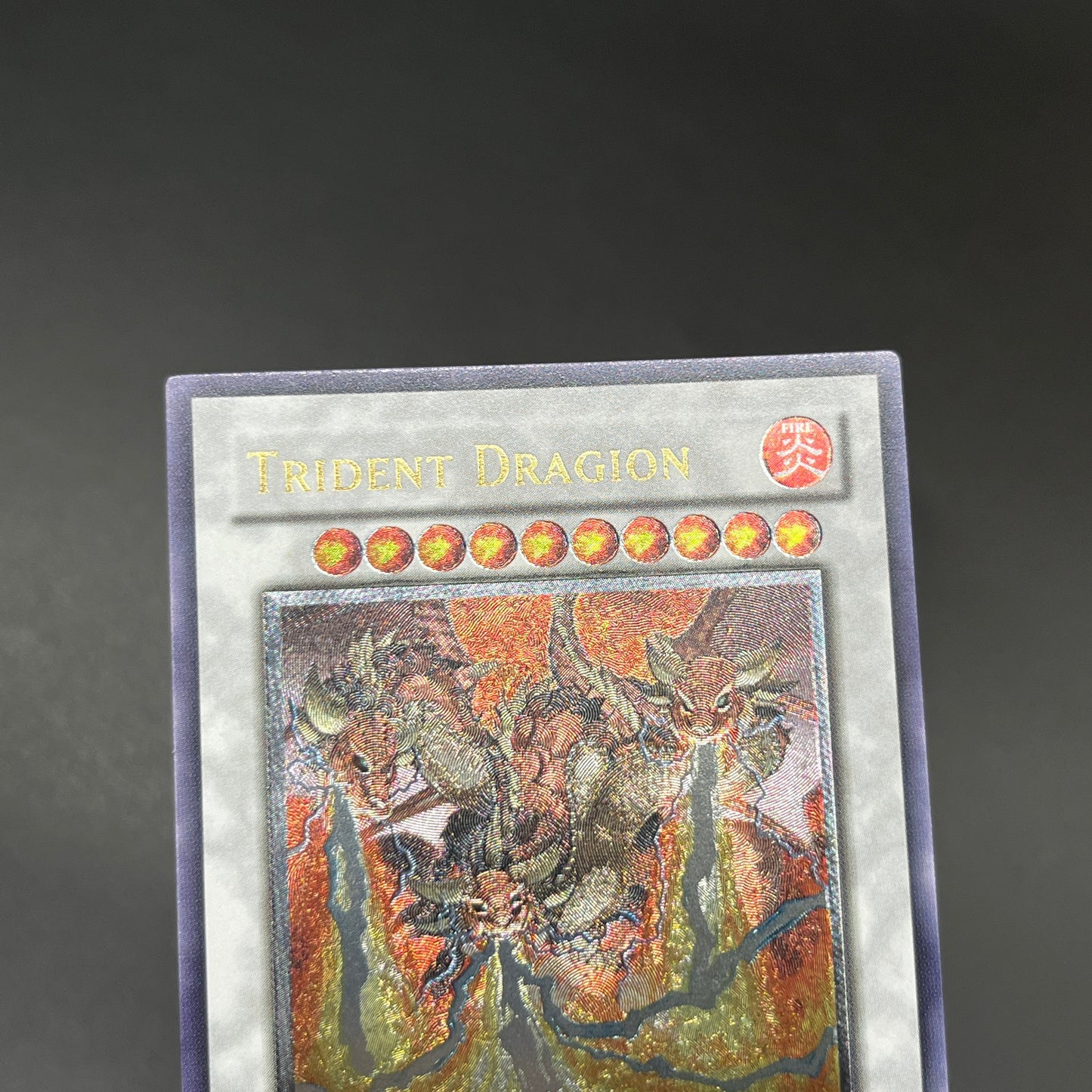 遊戯王　トライデント・ドラギオン/レリーフ/英語/北米版