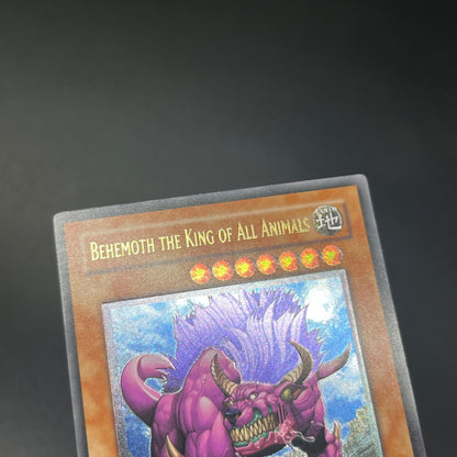 遊戯王　百獣王 ベヒーモス/レリーフ/英語