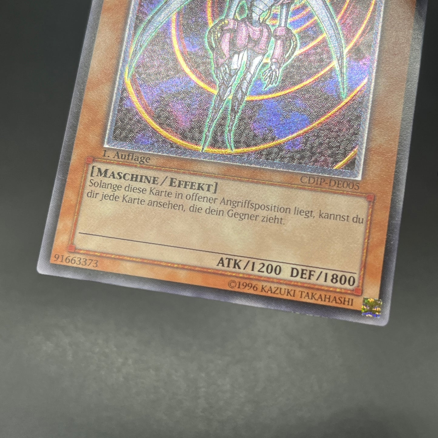 遊戯王　サイバー・エスパー/レリーフ/ドイツ語/1st/EU版