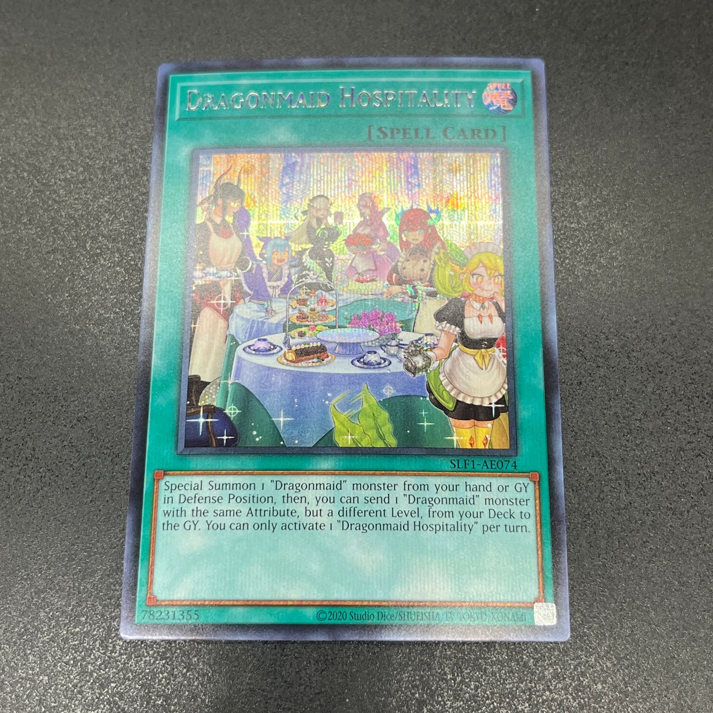 遊戯王　ドラゴンメイドのお心づくし/シークレット/英語/泰亜版