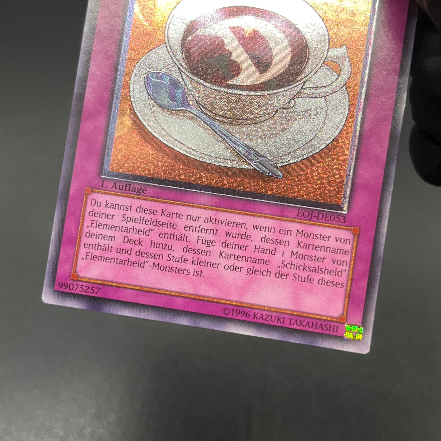 遊戯王　Ｄ－タイム/レリーフ/ドイツ/1st/EU版