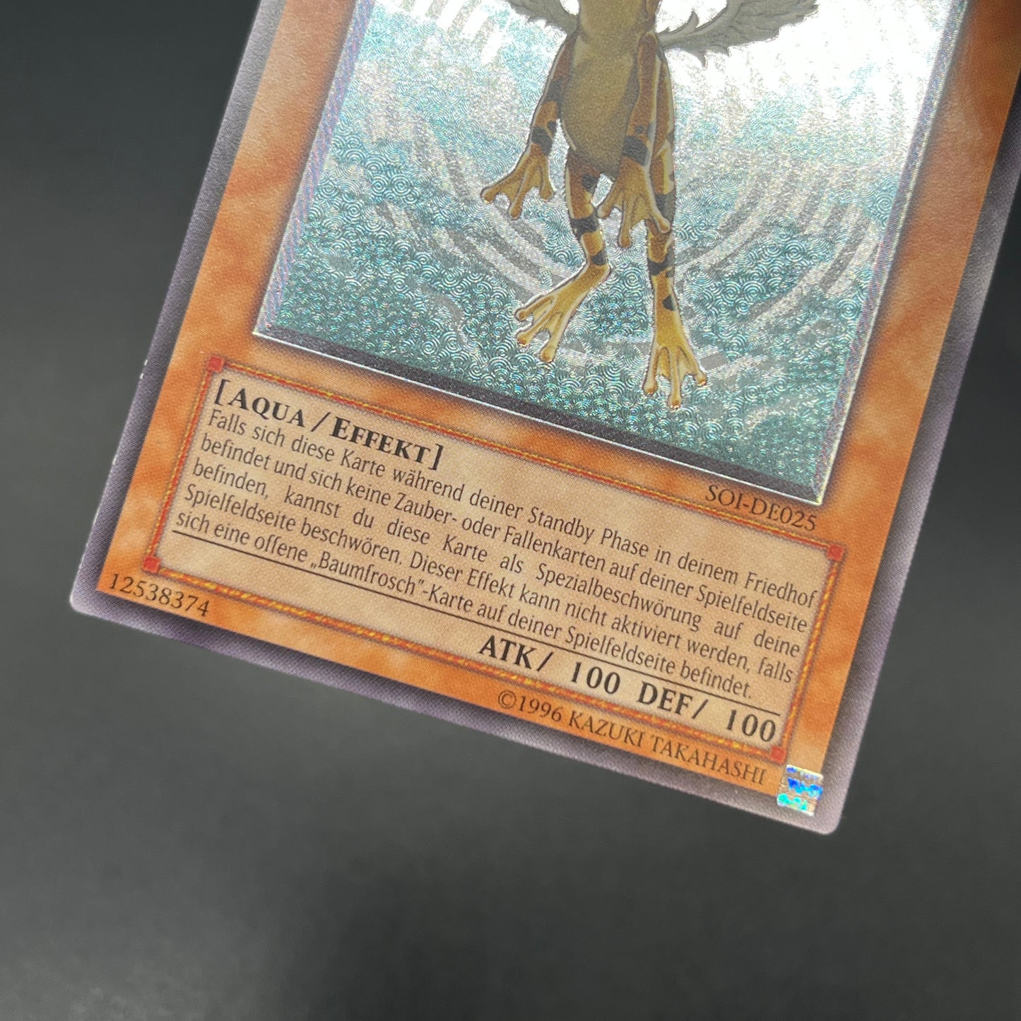遊戯王　黄泉ガエル/レリーフ/ドイツ語/EU版