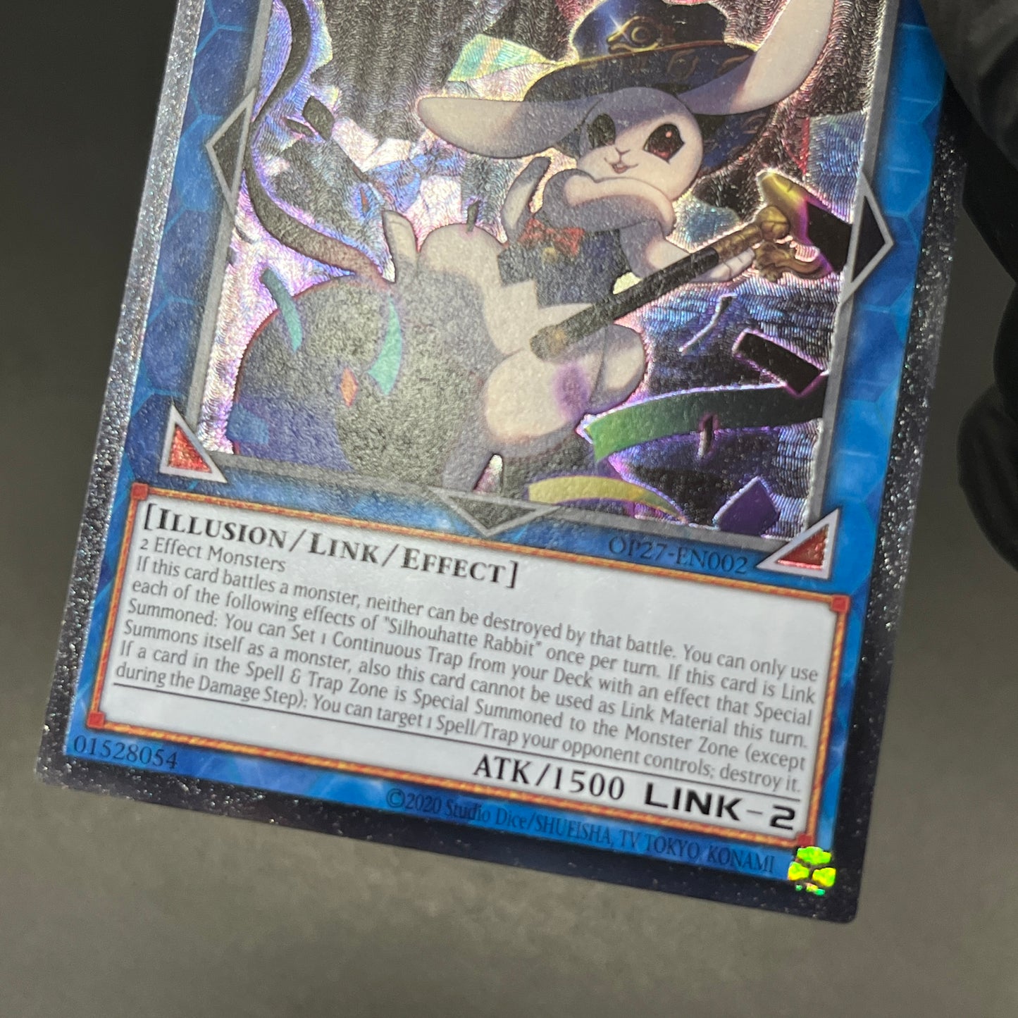 遊戯王　影法師トップハットヘア/レリーフ/英語/EU版