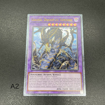 遊戯王　超雷龍－サンダー・ドラゴン/レリーフ/フランス/EU版
