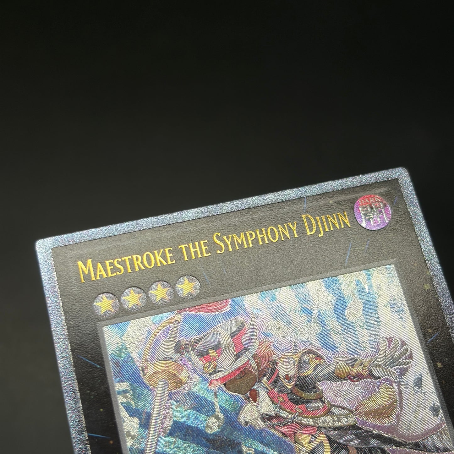 遊戯王　交響魔人マエストローク/レリーフ/英語/EU版