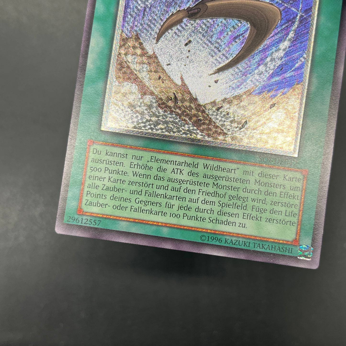 遊戯王　サイクロン・ブーメラン/レリーフ/ドイツ語/EU版