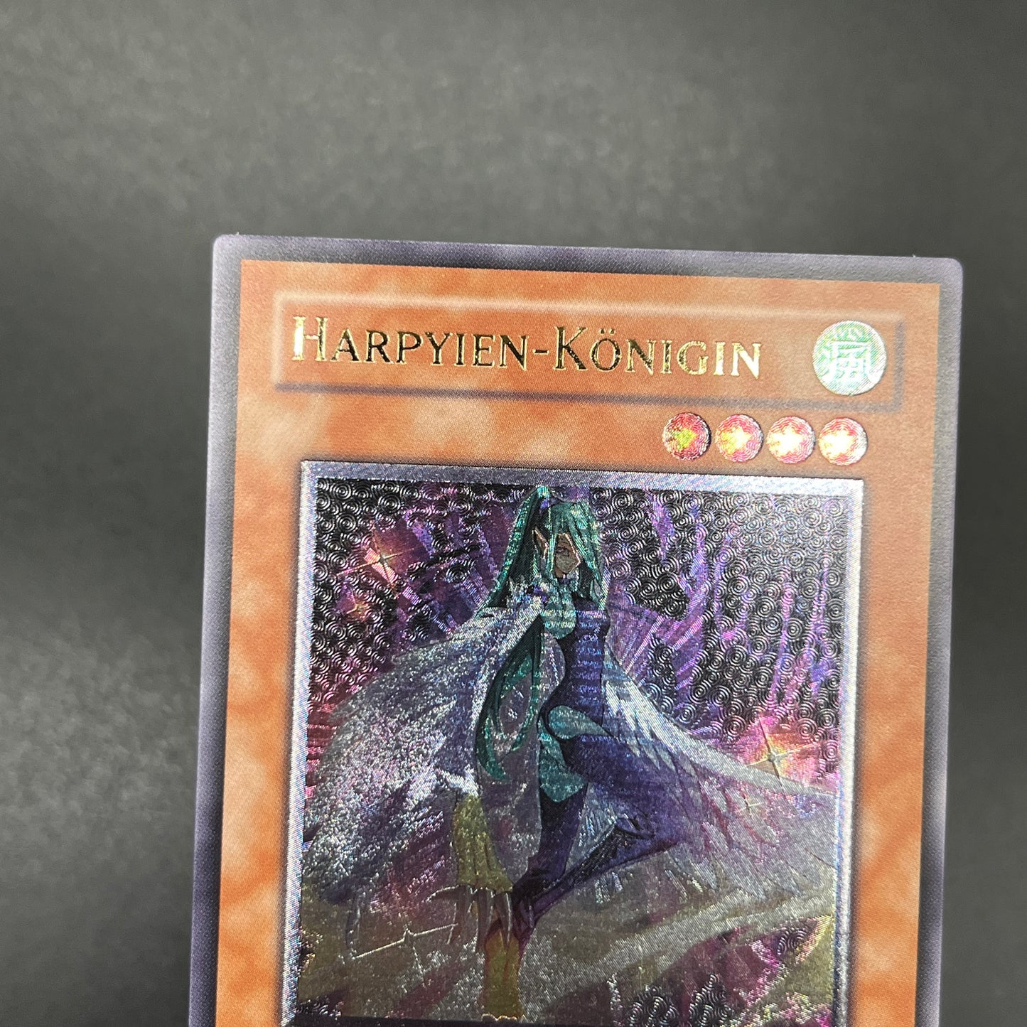 遊戯王　ハーピィ・クイーン/レリーフ/ドイツ語/EU版
