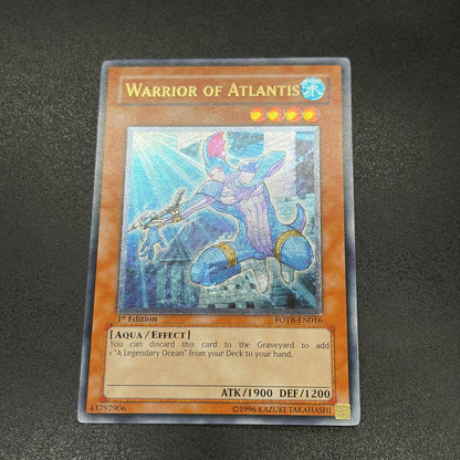 遊戯王　アトランティスの戦士/レリーフ/英語/1st/北米版