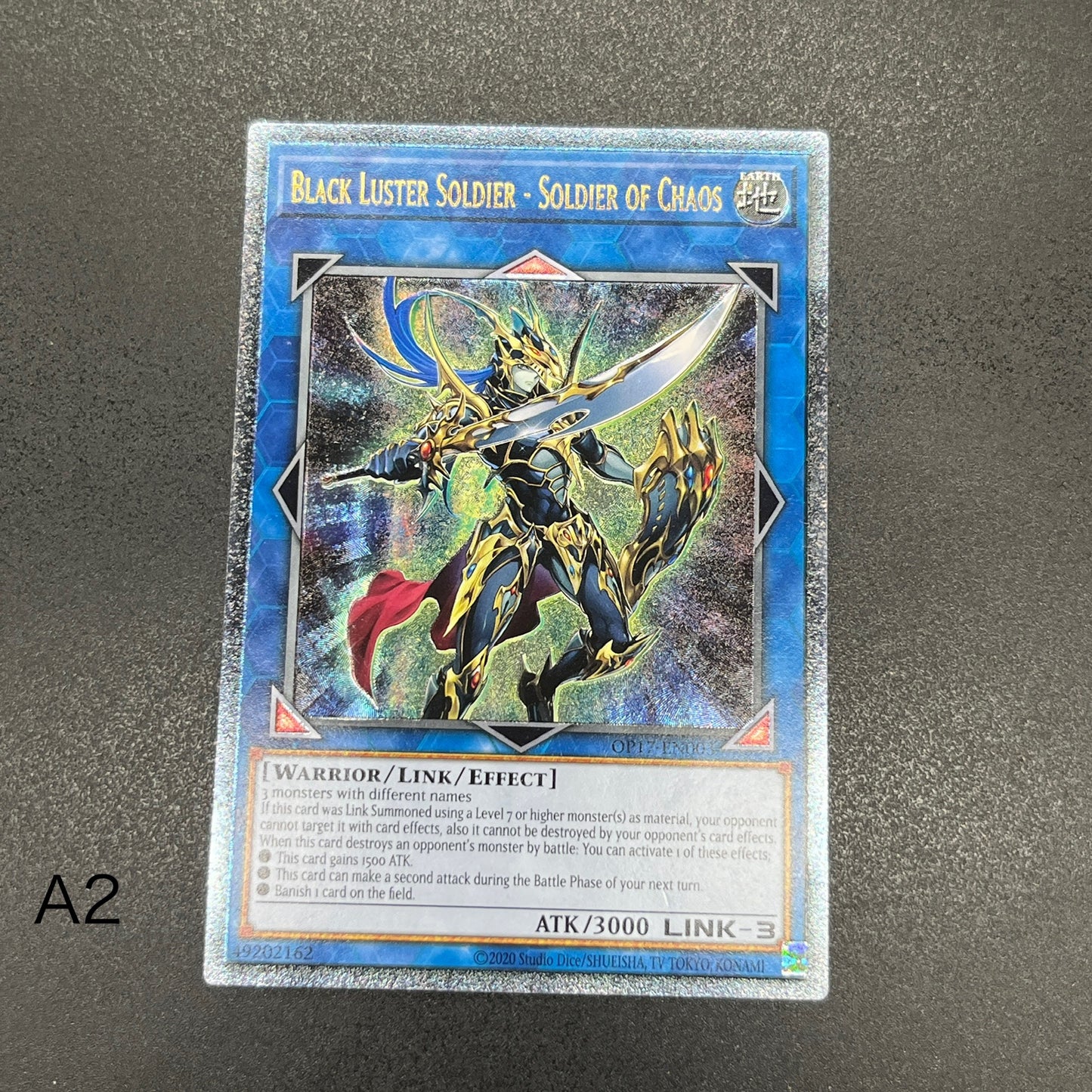 遊戯王　混沌の戦士 カオス・ソルジャー/レリーフ/英語/EU版