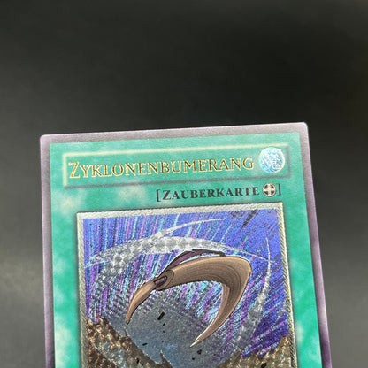 遊戯王　サイクロン・ブーメラン/レリーフ/ドイツ語/EU版