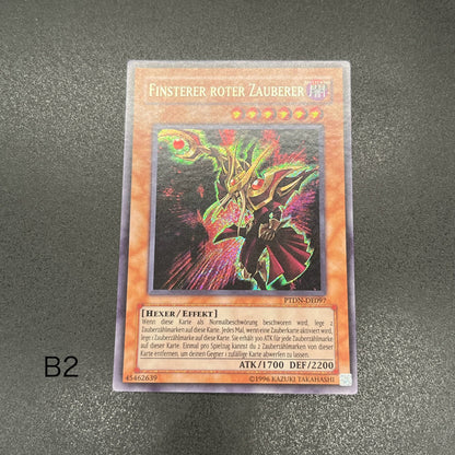 遊戯王　闇紅の魔導師/シークレット/ドイツ/EU版