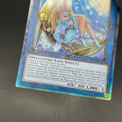 遊戯王　聖魔の乙女アルテミス/コレクターズレア/英語/1st/EU版