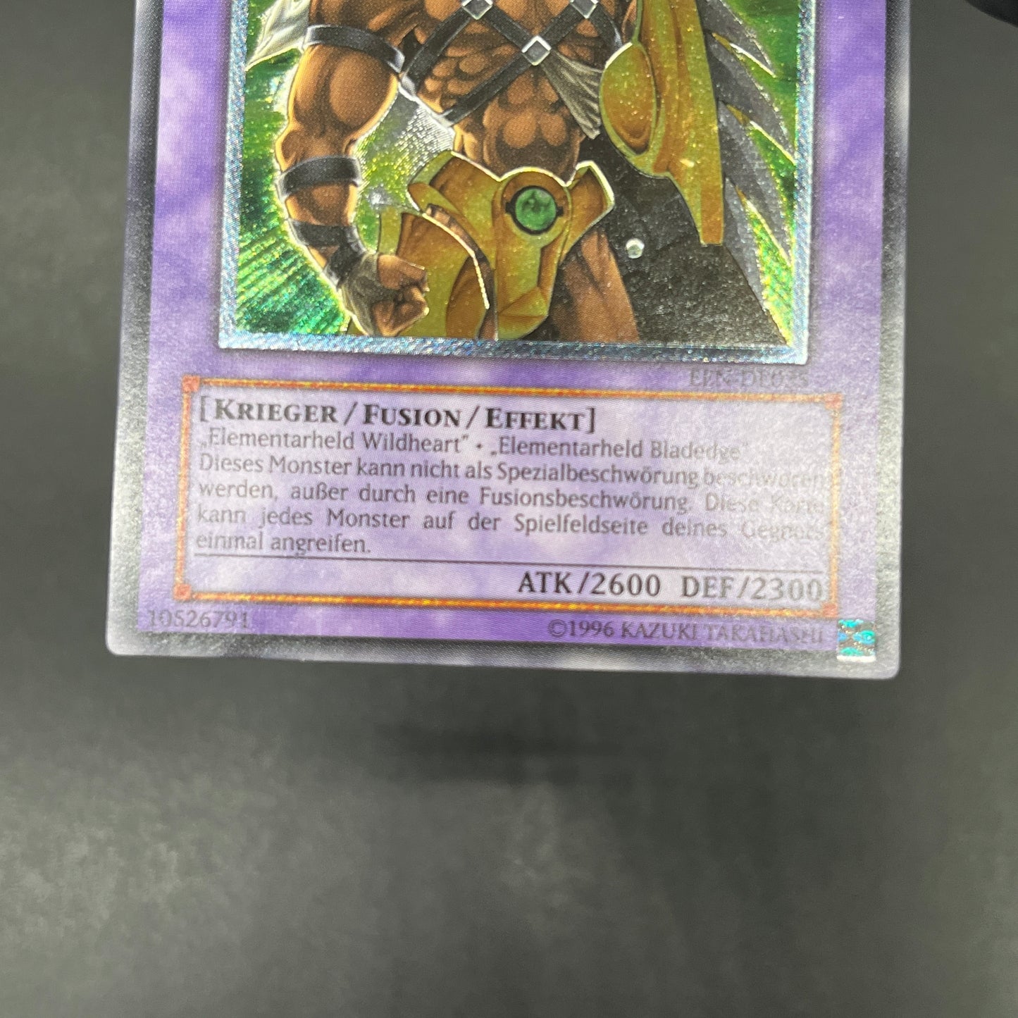 遊戯王　Ｅ・ＨＥＲＯ ワイルドジャギーマン/レリーフ/ドイツ語/EU版